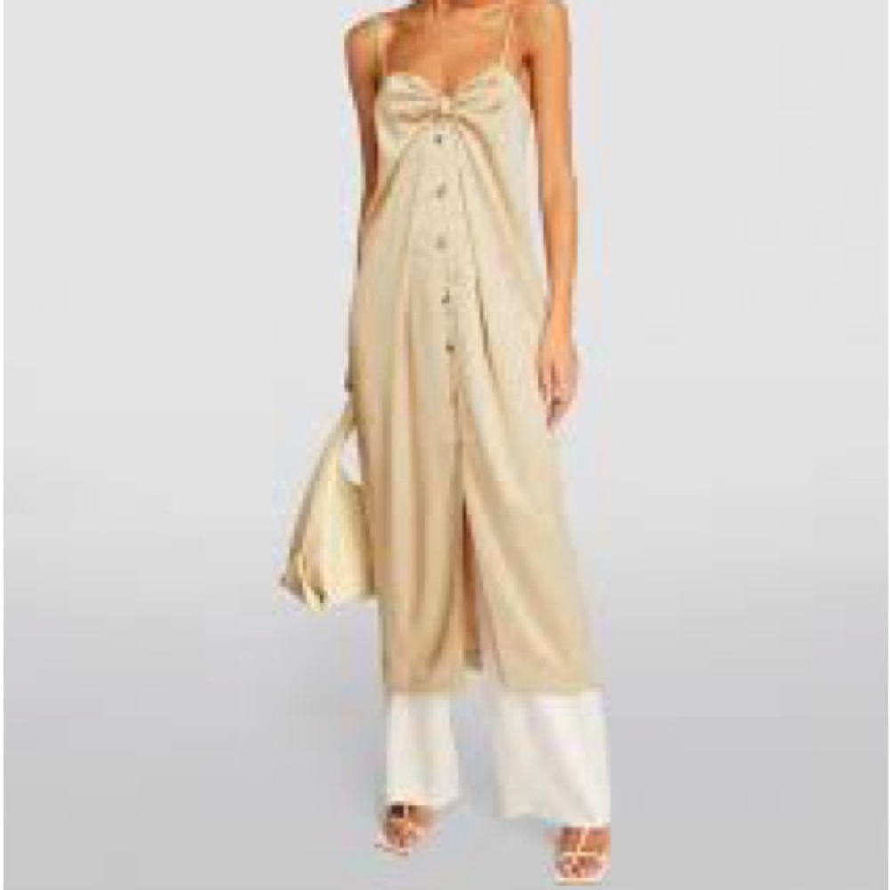 Nanushka Beige Midi Dress